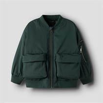 Name It Mini Mathias kurtka bomberka dla chłopca kolor Green Gables