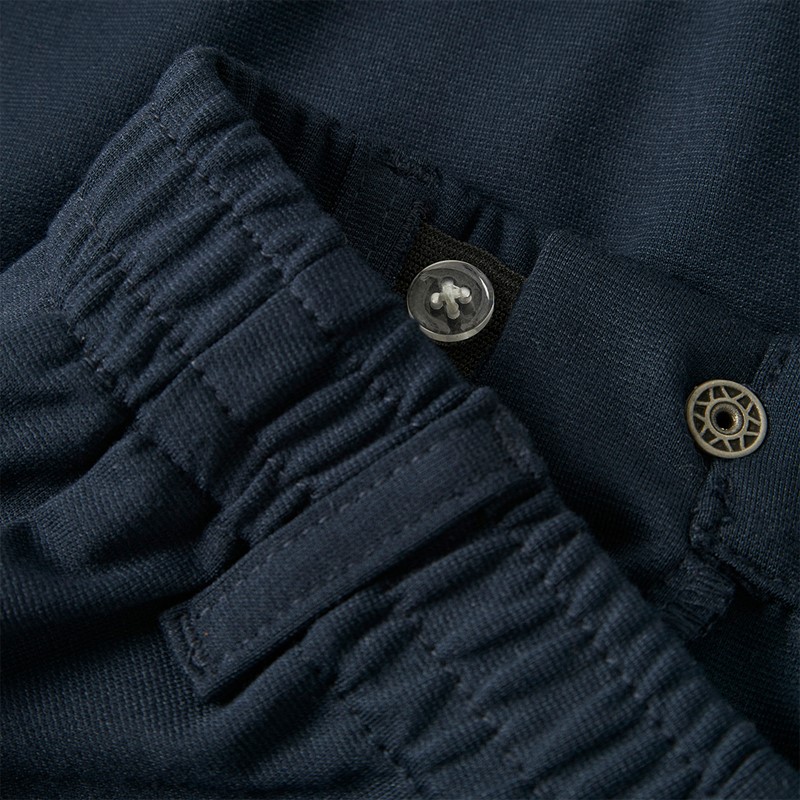 Name It Spodnie Ben z prostą nogawką dla chłopca kolor Navy Blazer