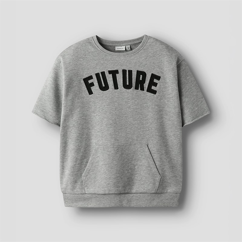 Name It Bobby bluza dla chłopca kolor Grey Melange
