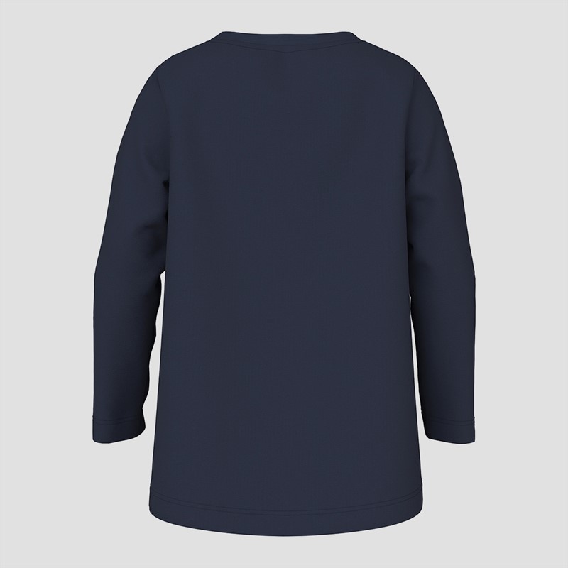 Name It Girls Violet Long Sleeve Top Navy Blazer