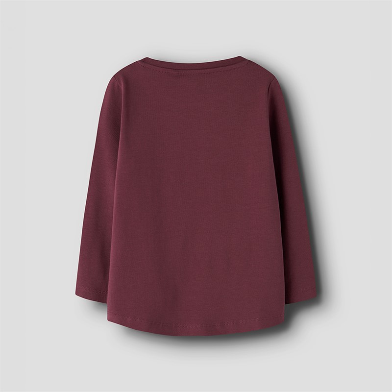 Name It Piger Vix Langærmet Top Burgundy