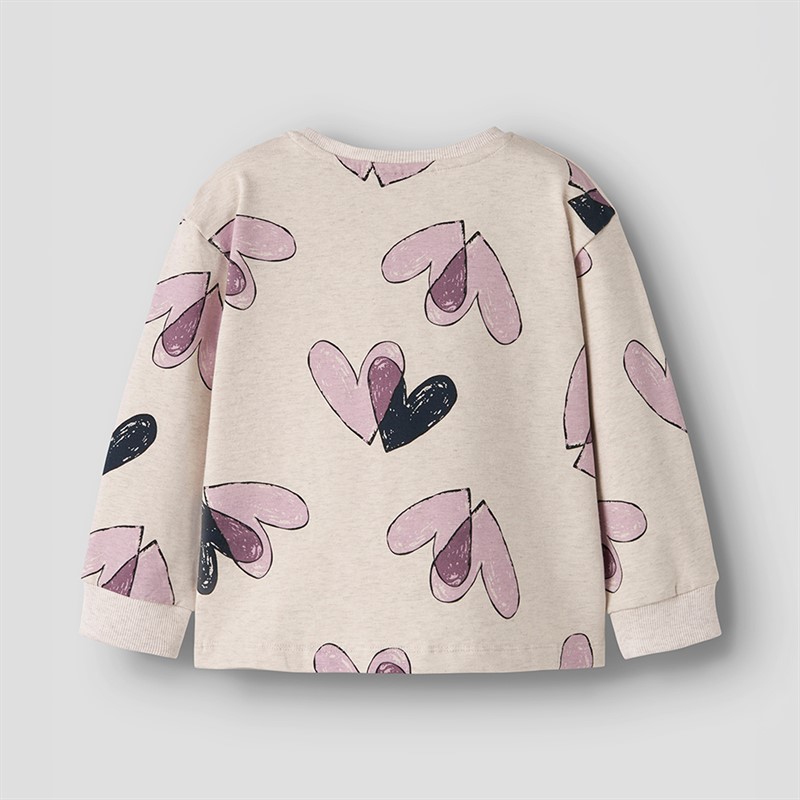 Name It Piger Rive Sweatshirt Peyote Melange