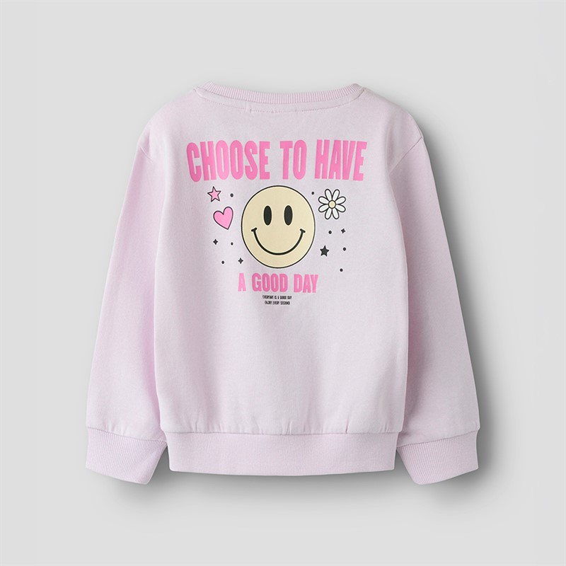 Name It Piger Diana Sweatshirt Lavender Fog