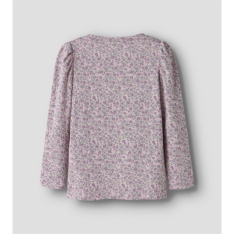 Name It Piger Tuline Langærmet Bluse Dawn Pink