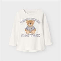 Name It Mädchen Lila Langarmshirt Cloud Dancer