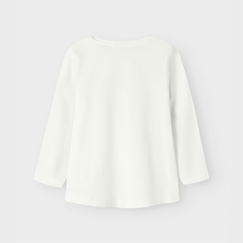 Name It Mädchen Lila Langarmshirt Cloud Dancer