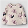 Name It Girls Teart Sweatshirt Lilac Marble