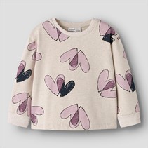 Name It Girls Teart Sweatshirt Lilac Marble
