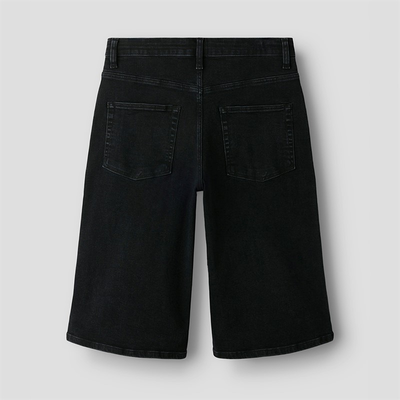 Name It Boys Ben Skater Denim Jorts Black Denim