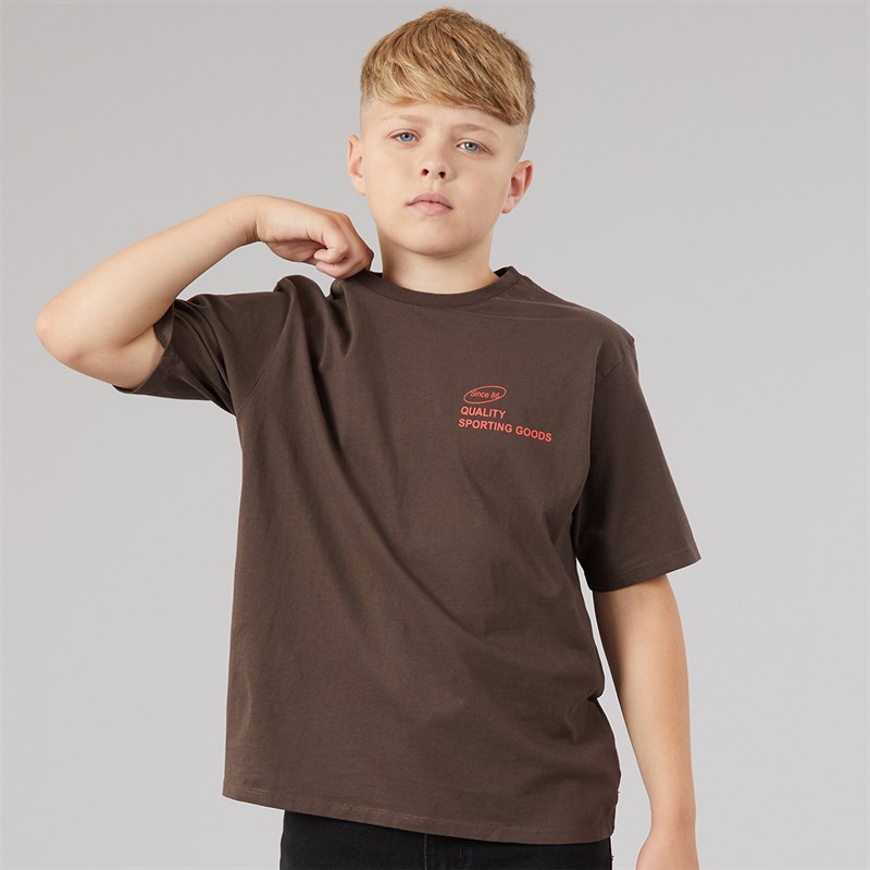 Name It Boys Jude T-Shirt Chocolate Brown