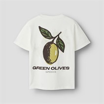 Name It Boys Halman Olive T-Shirt Cloud Dancer/Olive