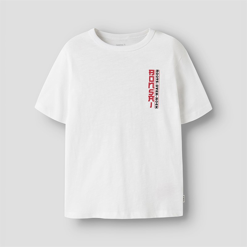 Name It Boys Joss T-Shirt Bright White