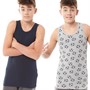 Name It Jongens Singlet Gemeleerd Grijs