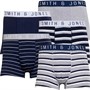 Smith And Jones Heren Dathan Set van Vijf Boxershort Marineblauw