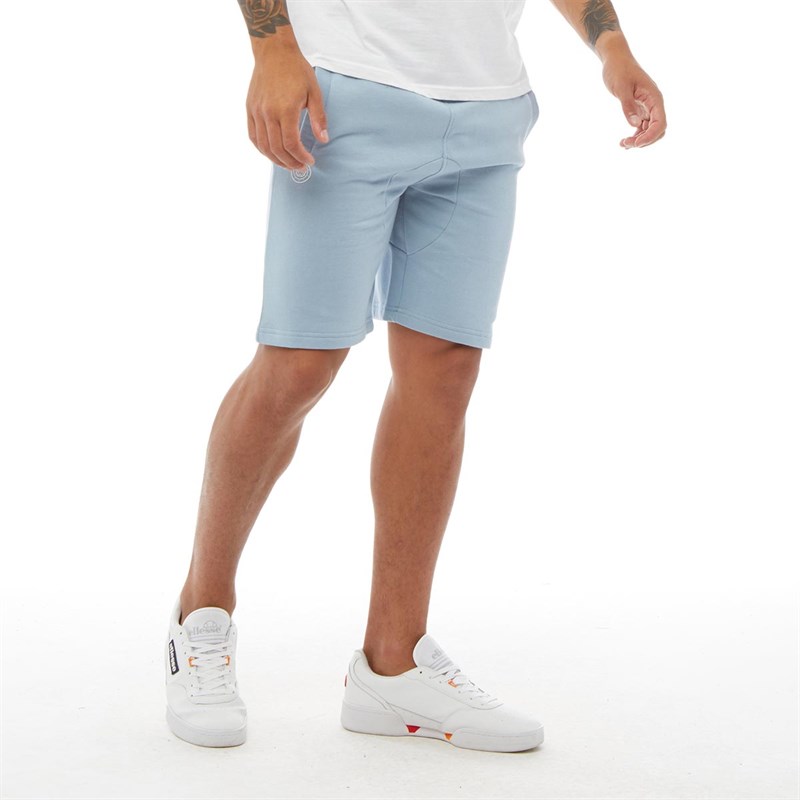 Buy Smith And Jones Mens Beckwith Jog Shorts Circle Print Dusty Blue