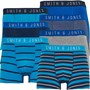 Smith And Jones Boxers Coules Homme Bleu Marine Chiné