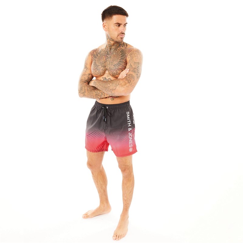 Smith And Jones Herren Zarke Badeshorts Schwarz