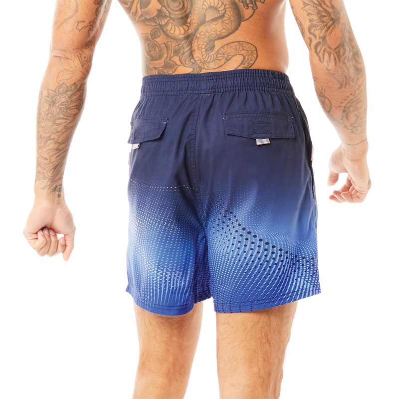 Smith And Jones Herren Zarke Badeshorts Navy