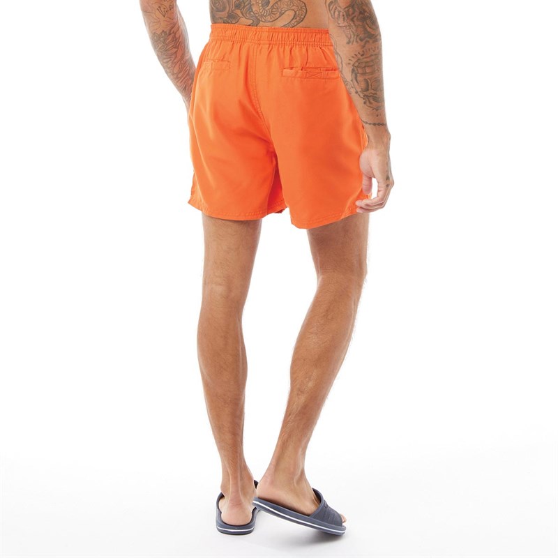 Smith And Jones Mens Alsbrook Swim Shorts Red Orange