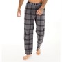 Smith And Jones Mens Checkill Flannel Check Lounge Pants Black