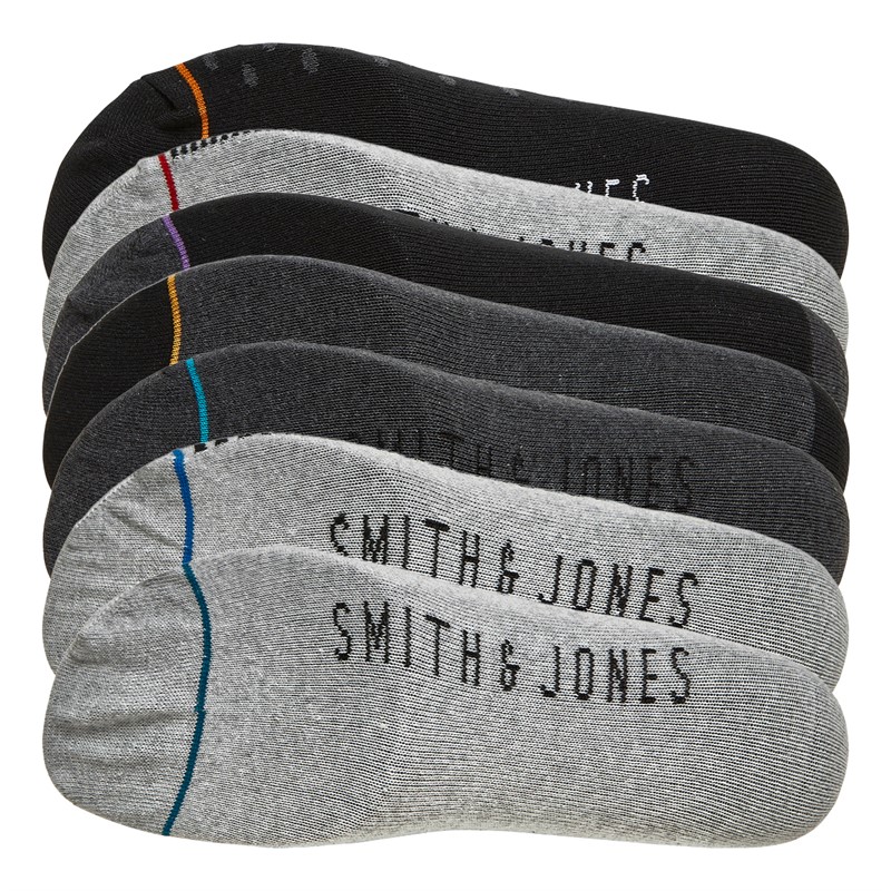 Smith And Jones Mens Luxer Seven Pack Dress Socks Mixed