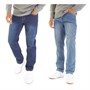 Smith And Jones Herre Sazzi To-pak Straight Fit Jeans Mørk Vask/Stenvask