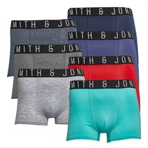 Smith And Jones Mens Rioga Seven Pack Boxers Assorted