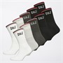 Smith And Jones Mens Pultda Ten Pack Crew Socks Assorted
