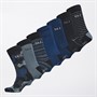 Smith And Jones Mens Brynlea Seven Pack Dress Socks Assorted