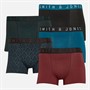 Smith And Jones Mens Pent Five Pack Boxers Assorted