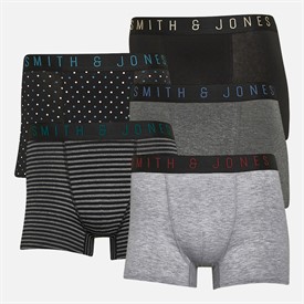 SmithAndJonesMensHabavFivePackBoxersAssorted