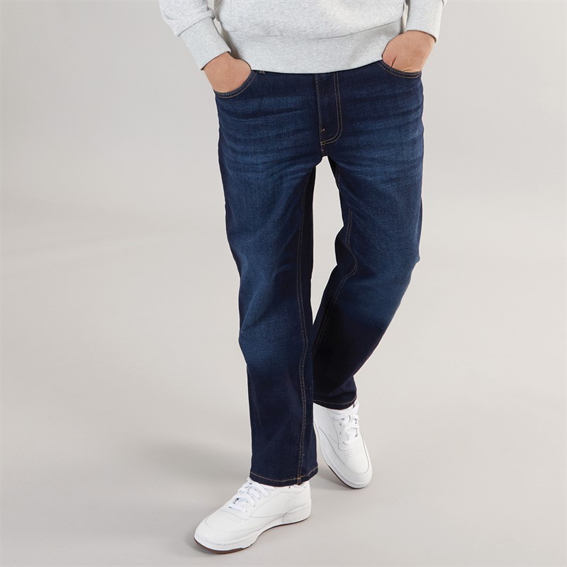Mens Nezzy Straight Fit Jeans Dark Wash - Size 38/32