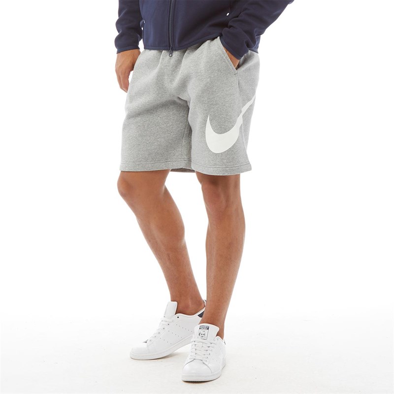 Buy Nike Mens Sportwear Club Graphic Shorts Dark Grey Heather