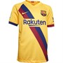 Nike Junior FCB Barcelona Away Jersey Varsity Maize/Deep Royal Blue/Noble Red