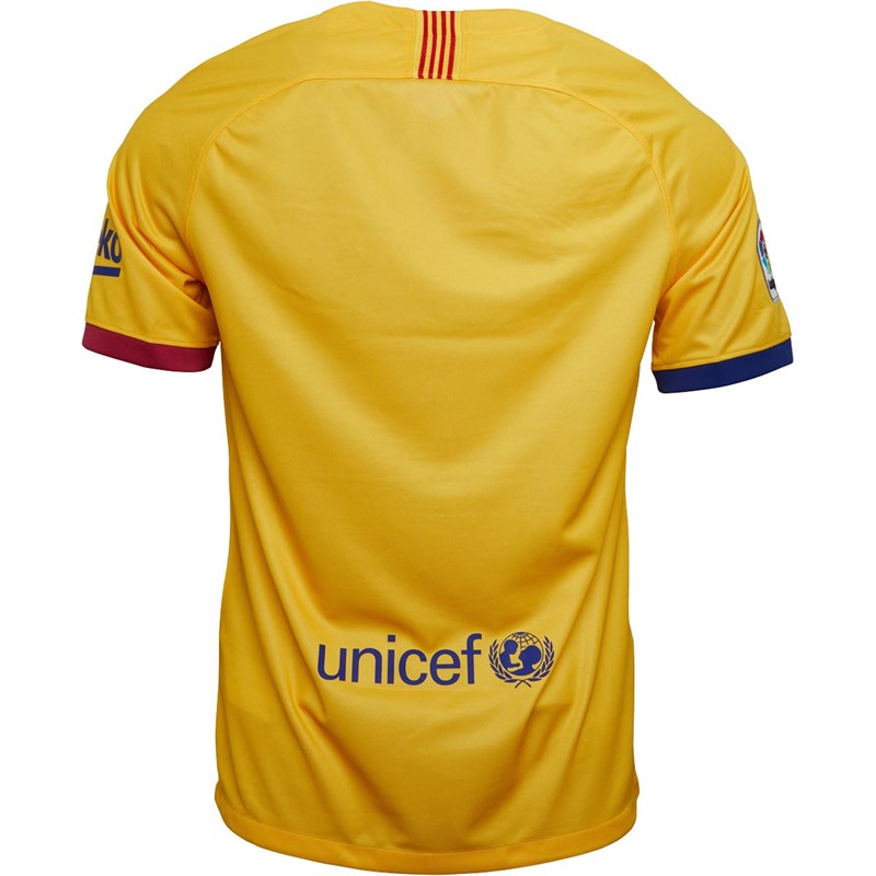 barcelona yellow jersey