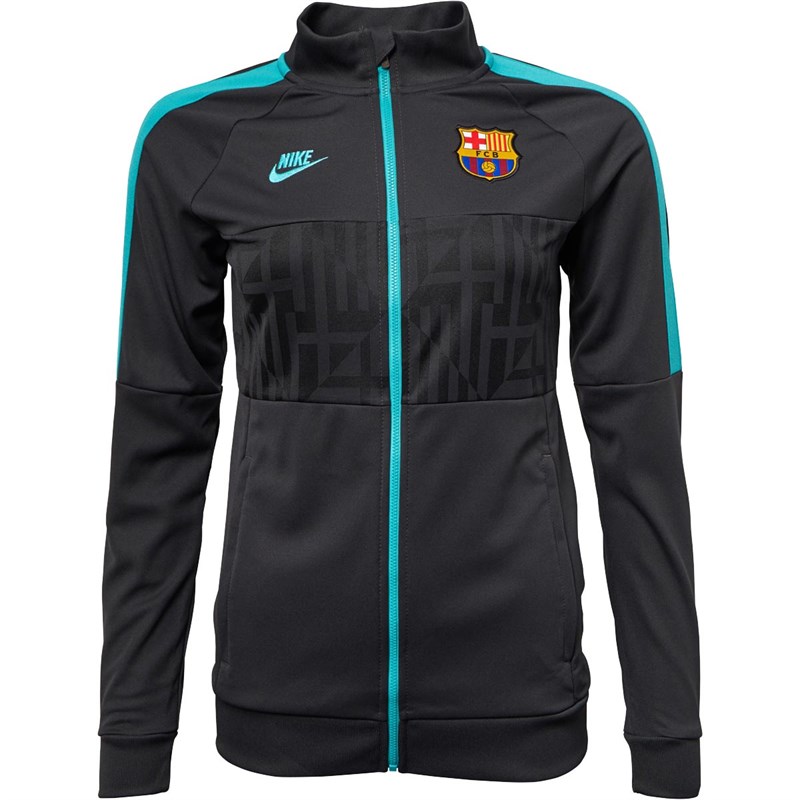 Buy Nike Womens FCB Barcelona 196 Jacket Cool Grey/Scarlet Blue