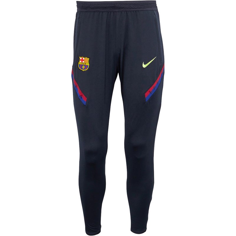 Buy Nike Mens FCB Barcelona DriFit Strike Pants Obsidian/Yellow/Noble Red