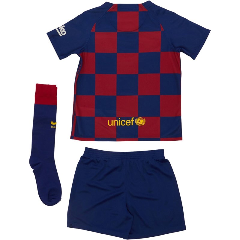 Buy Nike Junior Boys FCB Barcelona Home Kit Deep Royal Blue/Noble Red