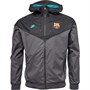 Nike Mens FCB Barcelona NSW Authentic Woven Windrunner Jacket Charcoal/Cabana