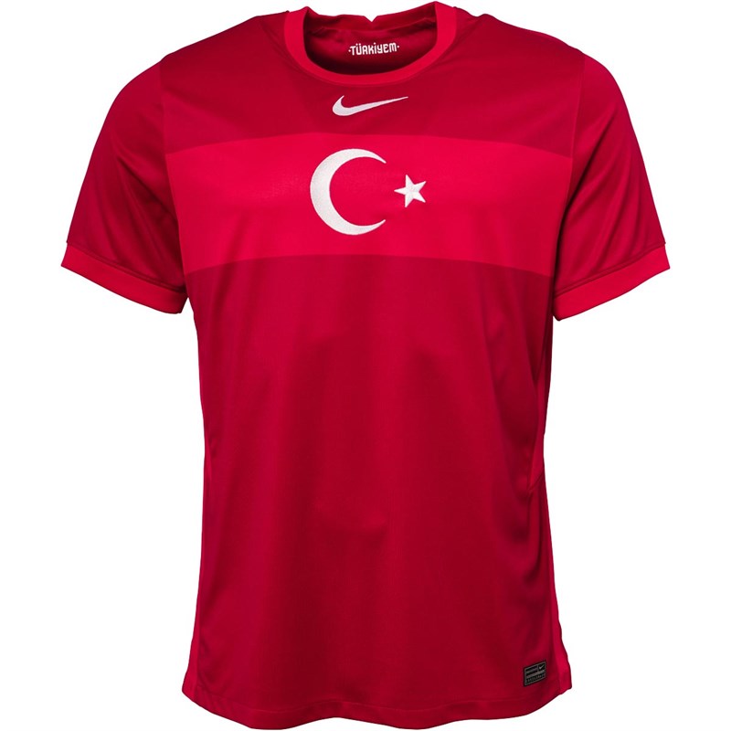 Buy Nike Mens Turkey Away Jersey Bright Red/White