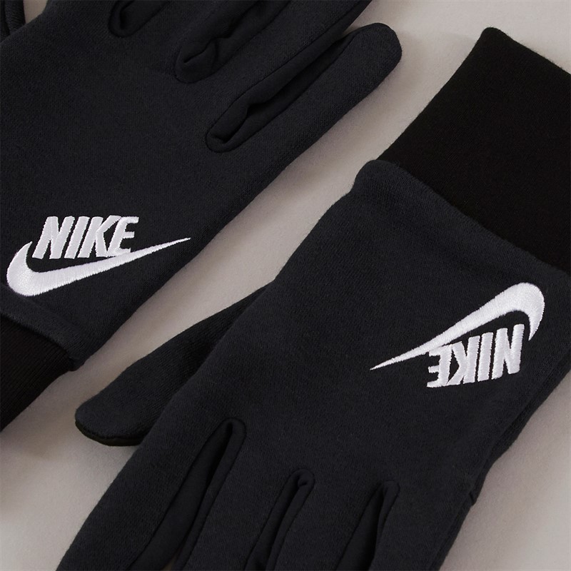 Nike Mens Club Fleece 2.0 Gloves Black/Black/White