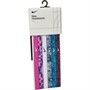 Nike Womens Printed Hairbands Assorted Six Pack Active Fuchsia/Photon Dust/Cosmic Fuchsia