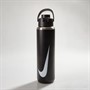 Nike Recharge Stainless Steel Insulated 24oz Water Bottle Black/Black/White