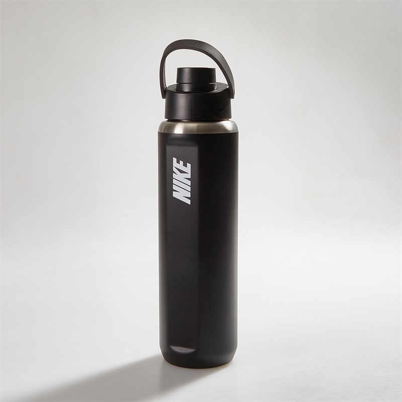 Nike Recharge Stainless Steel Insulated 24oz Water Bottle Black/Black/White