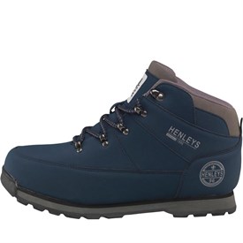 Henleys Heren Oakland Laarzen Marineblauw henleys kopen in de aanbieding