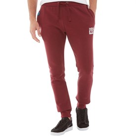 mens burgundy joggers