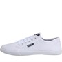 Henleys Mens Kenyon Canvas Pumps White