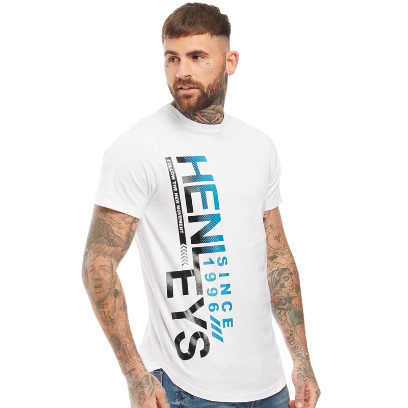 Buy Henleys Mens Barra TShirt White