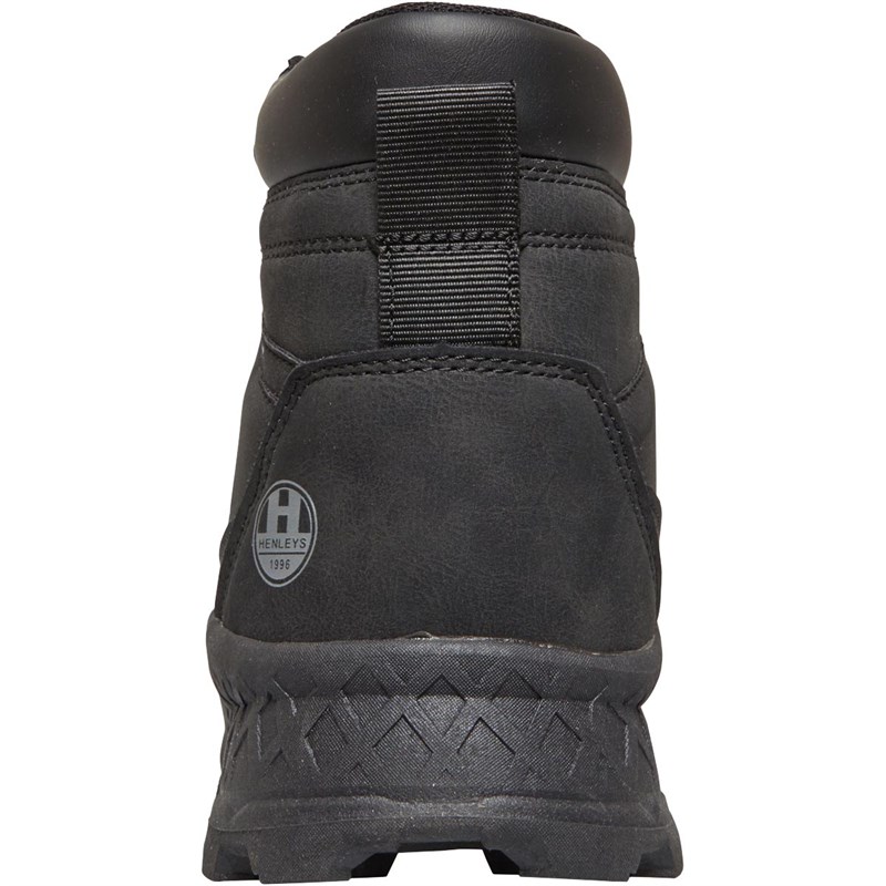 Henleys Męskie Mount Buty Czarny