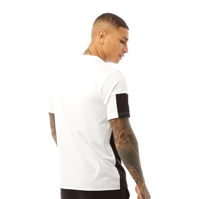 Henleys Mens Ramona T-Shirt White/Black